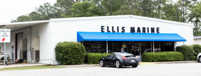 Main location Ellis Marine is a Robalo boat dealership located in Brunswick, GA