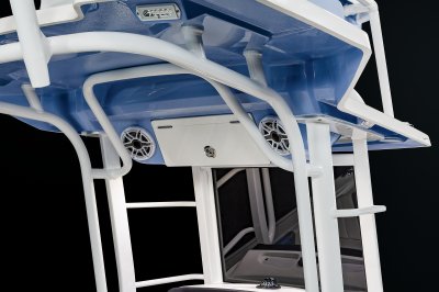 2027 R266 Cayman Sky Deck Electronics Box