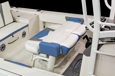 2027 R266 Cayman Sky Deck Leaning Post Bench