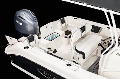 2025 R200 Transom Storage and Utility Access