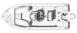 Overhead view of the  Robalo 206 Cayman 