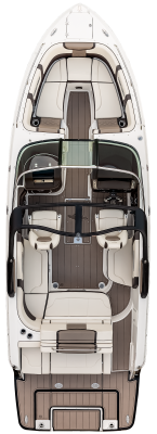 Overhead view of the  Robalo 267 SSX  