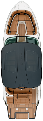 Overhead view of the  Robalo 28 SURF  
