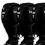 Triple Yamaha 4.2L V6 Black Four Stroke 300HP with Digital Electric Steering