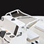 Fold Down Console Windshield and White Powder Coated Grab Rail